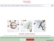 Tablet Screenshot of decubal.nl