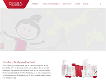 Tablet Screenshot of decubal.se
